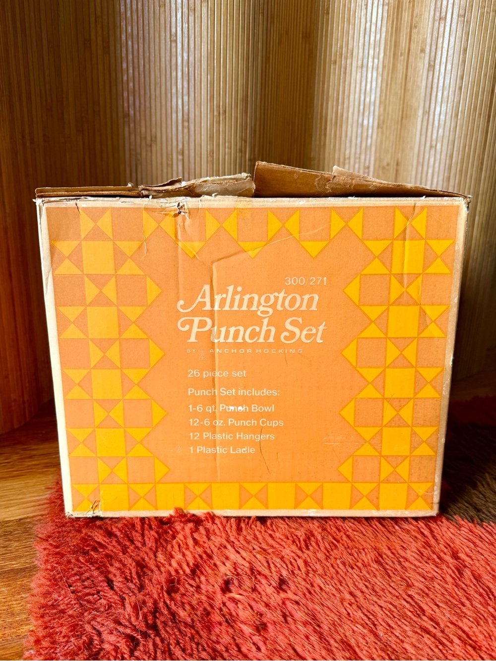 60s Vintage 🔸 Anchor Hocking Arlington Punch Set - Picture 5 of 11